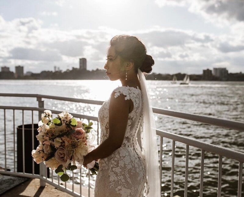 Best Wedding Make up in NYC | Amanda Batula wedding Hair