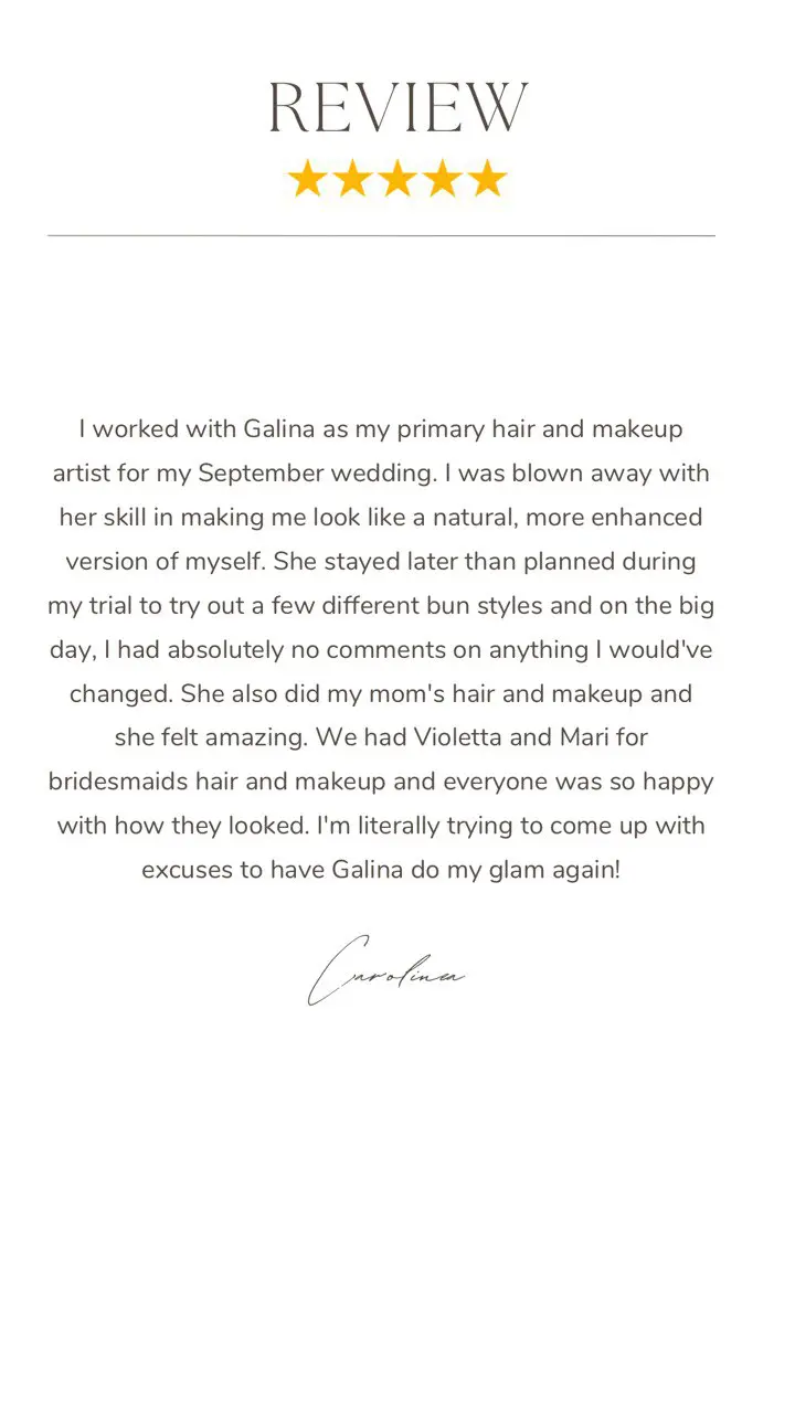 Reviews | Bridal makeup & hair artist NYC | Asian Makeup Artist | Beautyiconnyc