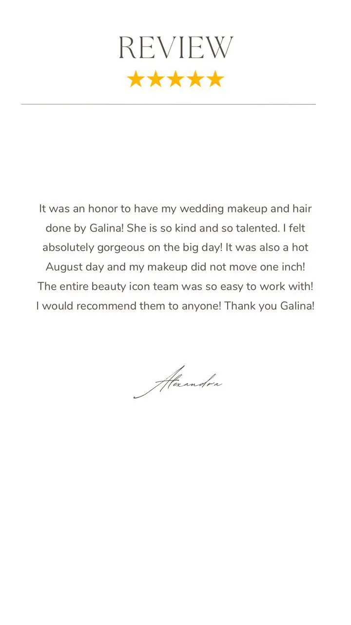 Reviews | Bridal makeup & hair artist NYC | Asian Makeup Artist | Beautyiconnyc